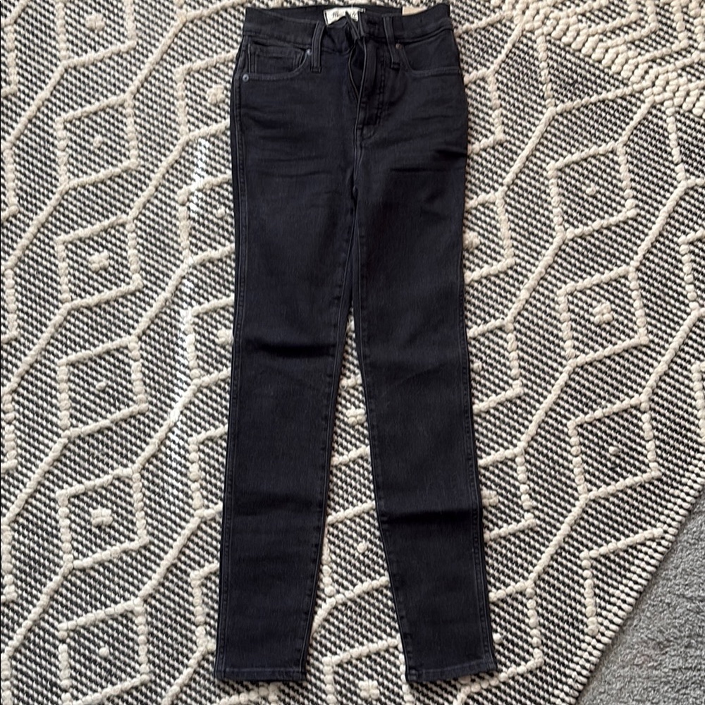 Madewell Black Skinny Jeans Sleek Modern Fit